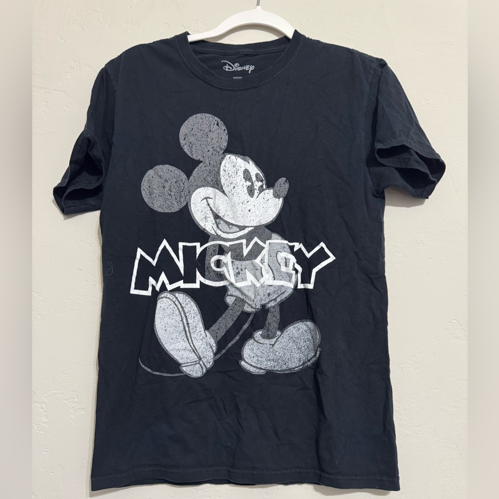 Disney Mickey Mouse Black Tee/T-shirt (S)